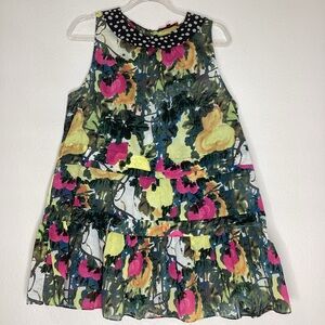 Vivienne Tam Top Floral Polka Dot Med